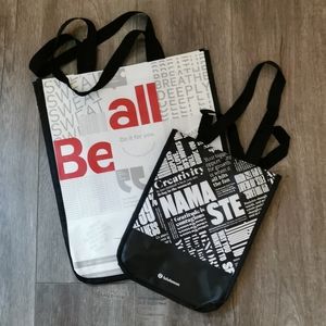 Lululemon reusable bags